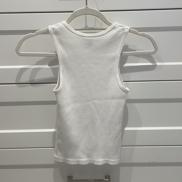 Classic white brandy Melville tank top - Picture 2 of 3
